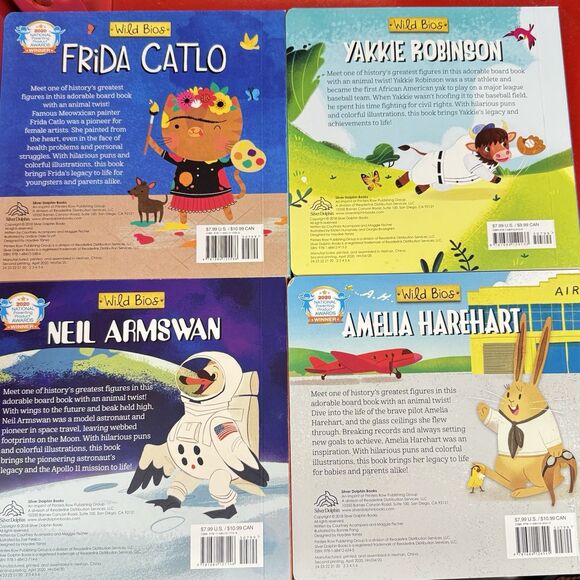 WILD BIOS CHILDRENS 4 BOARD BOOK BOX SET COLLECTION Brand New Never Opened. - Picture 5 of 5